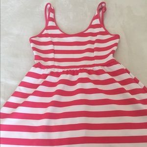 Striped skater dress
